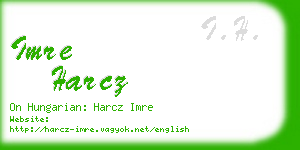 imre harcz business card